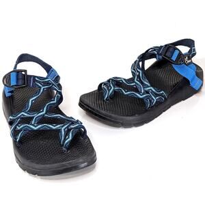 Chaco Womens ZX/2 Sandals Classic Blue Hiking Outdoor Gorpcore Toe Loop 8
